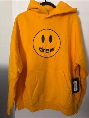 DREW 💛 Drew House Justin Bieber Yellow Hoodie | Small | BNWT